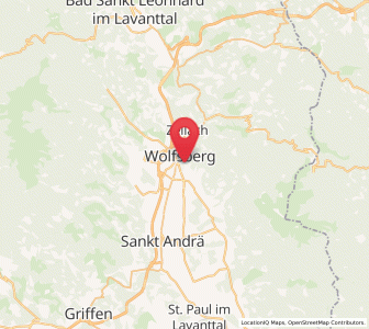 Map of Gries, Carinthia