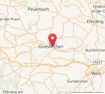 Map of Grieskirchen, Upper Austria