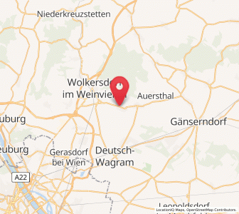 Map of Groß-Engersdorf, Lower Austria