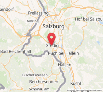Map of Grödig, Salzburg