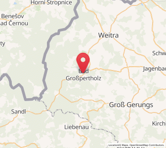 Map of Bad Großpertholz, Lower Austria