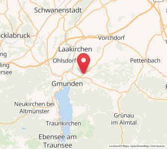 Map of Gschwandt, Upper Austria