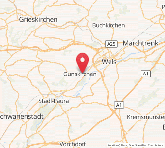 Map of Gunskirchen, Upper Austria
