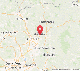 Map of Guttaring, Carinthia
