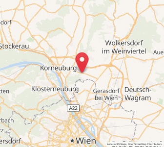 Map of Hagenbrunn, Lower Austria