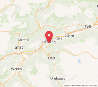 Map of Haiming, Tyrol