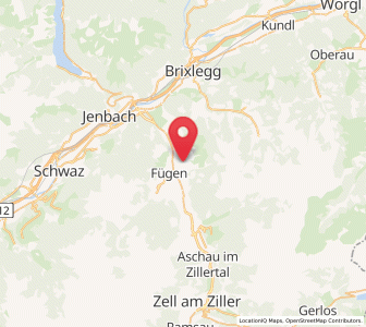 Map of Hart im Zillertal, Tyrol