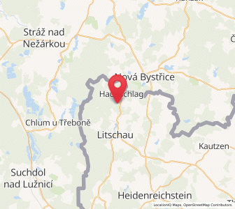 Map of Haugschlag, Lower Austria