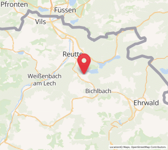 Map of Heiterwang, Tyrol