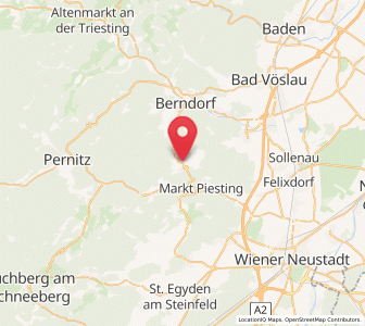 Map of Hernstein, Lower Austria