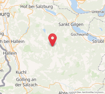 Map of Hintersee, Salzburg