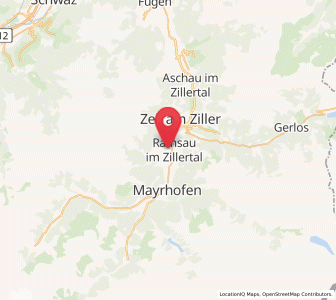 Map of Hippach, Tyrol