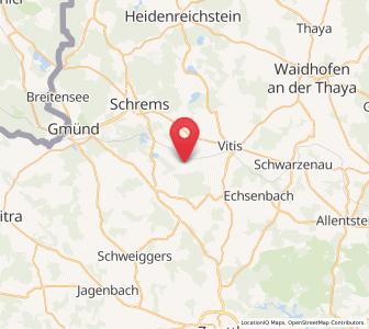 Map of Hirschbach, Lower Austria
