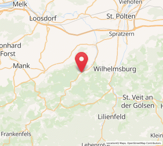 Map of Hofstetten, Lower Austria