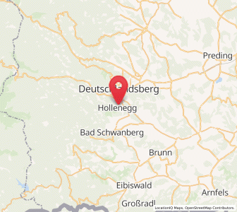 Map of Hollenegg, Styria