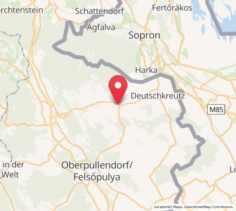 Map of Horitschon, Burgenland