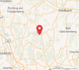 Map of Jagerberg, Styria