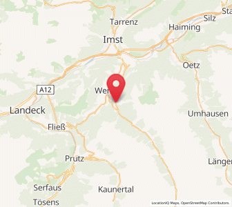 Map of Jerzens, Tyrol