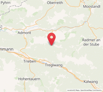 Map of Johnsbach, Styria