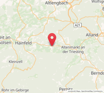 Map of Kaumberg, Lower Austria