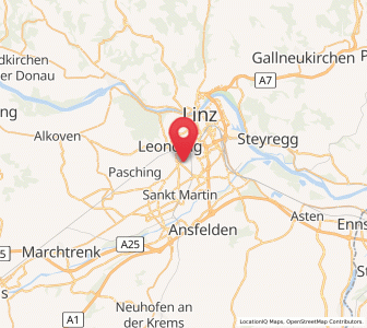 Map of Kinderdorf Sankt Isidor, Upper Austria