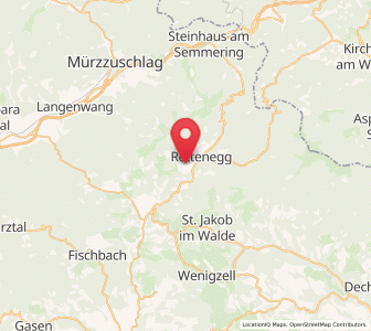 Map of Klaffenegg, Styria