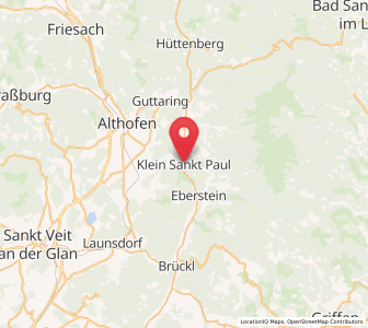 Map of Klein Sankt Paul, Carinthia