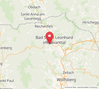 Map of Kliening, Carinthia