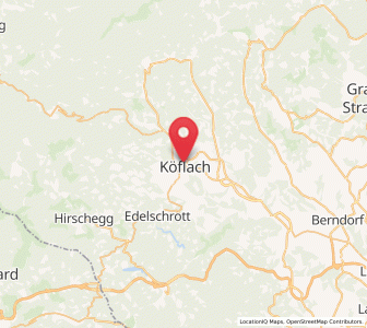 Map of Köflach, Styria