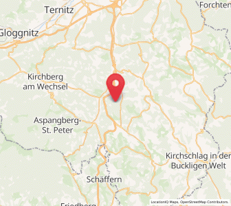 Map of Königsberg, Lower Austria