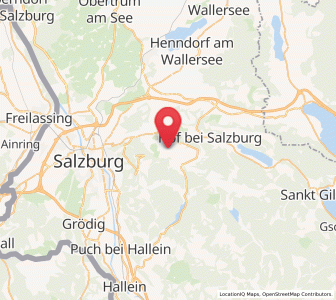 Map of Koppl, Salzburg
