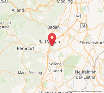 Map of Kottingbrunn, Lower Austria