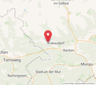Map of Krakauhintermühlen, Styria