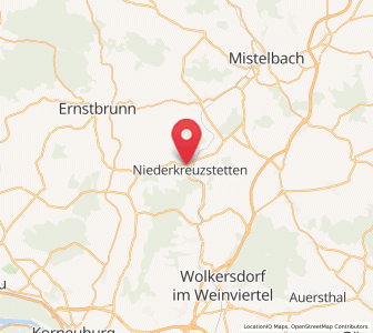 Map of Kreuzstetten, Lower Austria