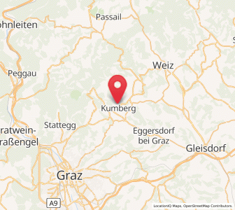 Map of Kumberg, Styria