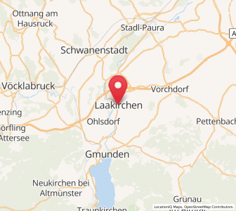 Map of Laakirchen, Upper Austria
