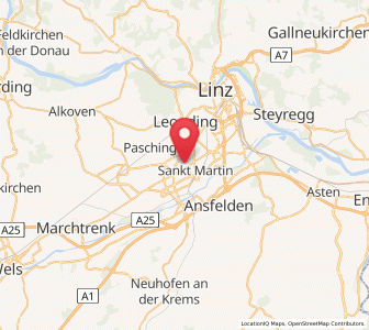 Map of Langholzfeld, Upper Austria