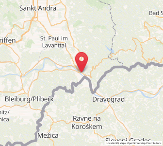 Map of Lavamünd, Carinthia