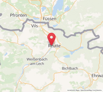 Map of Lechaschau, Tyrol