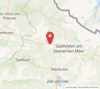 Map of Leogang, Salzburg