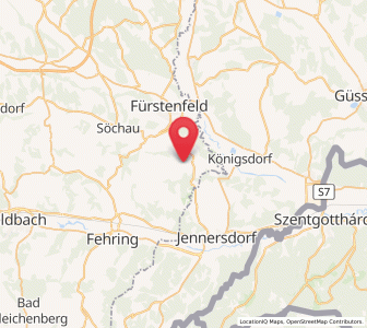 Map of Bad Loipersdorf, Styria