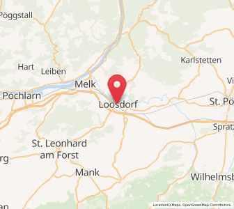 Map of Loosdorf, Lower Austria