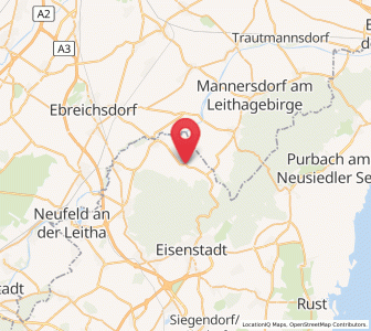 Map of Loretto, Burgenland