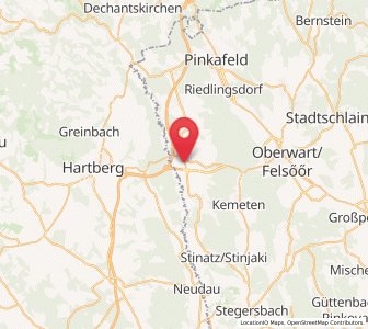 Map of Markt Allhau, Burgenland