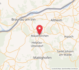 Map of Mauerkirchen, Upper Austria
