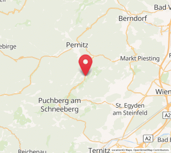 Map of Miesenbach, Lower Austria