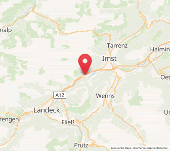 Map of Mils bei Imst, Tyrol