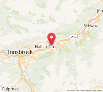 Map of Mils bei Solbad Hall, Tyrol