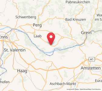 Map of Mitterkirchen im Machland, Upper Austria