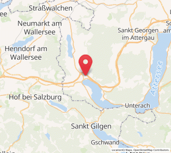 Map of Mondsee, Upper Austria